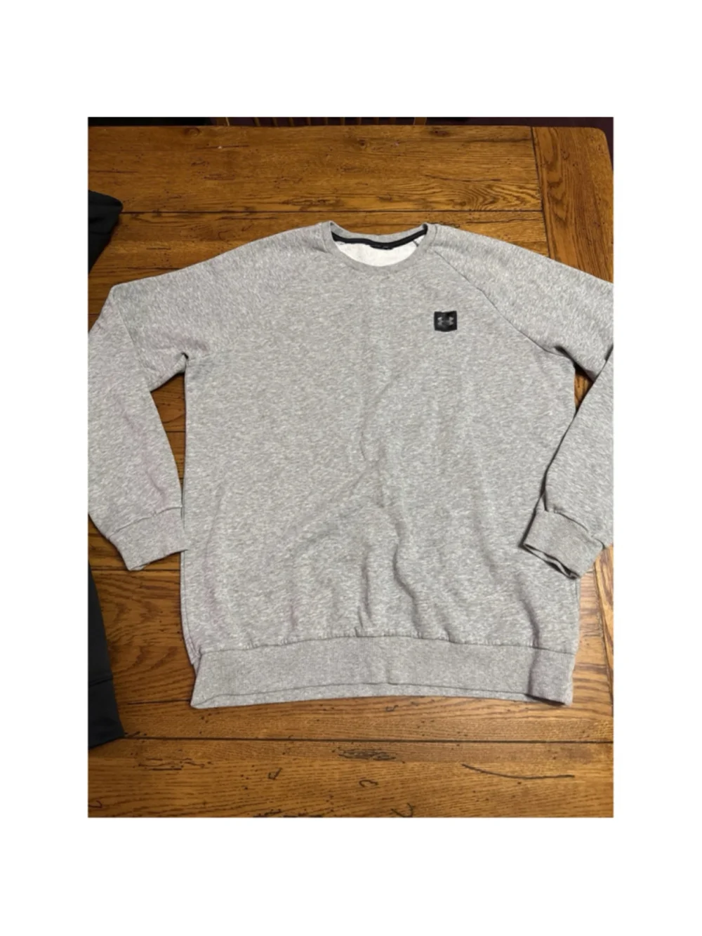 Adidas Hoodie Men’s Sz Small Black Sweatshirt Pockets Gray Adidas Small P52